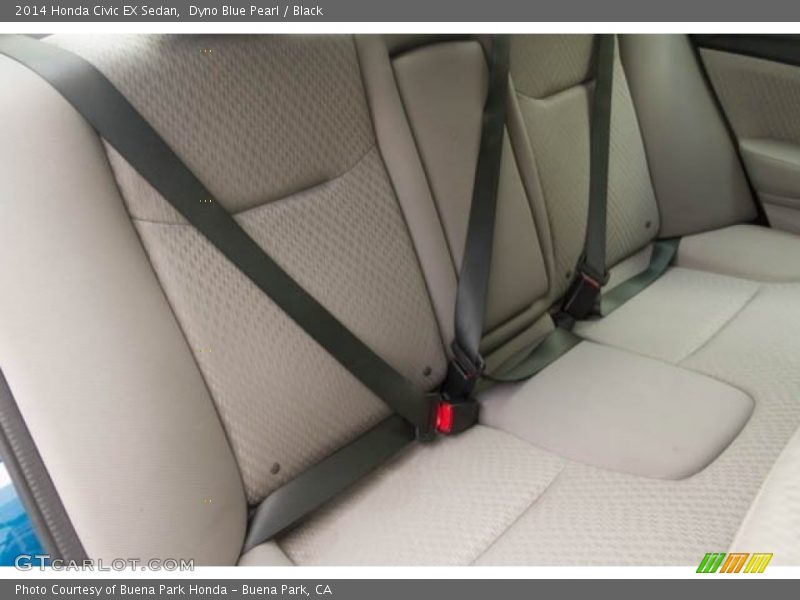 Dyno Blue Pearl / Black 2014 Honda Civic EX Sedan