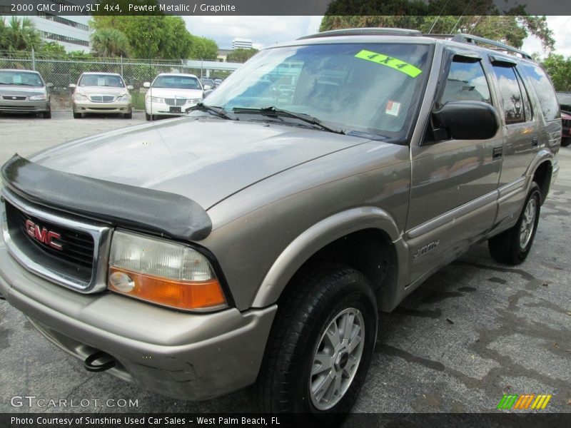 Pewter Metallic / Graphite 2000 GMC Jimmy SLT 4x4