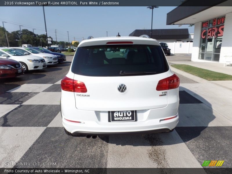 Pure White / Sandstone 2016 Volkswagen Tiguan R-Line 4MOTION