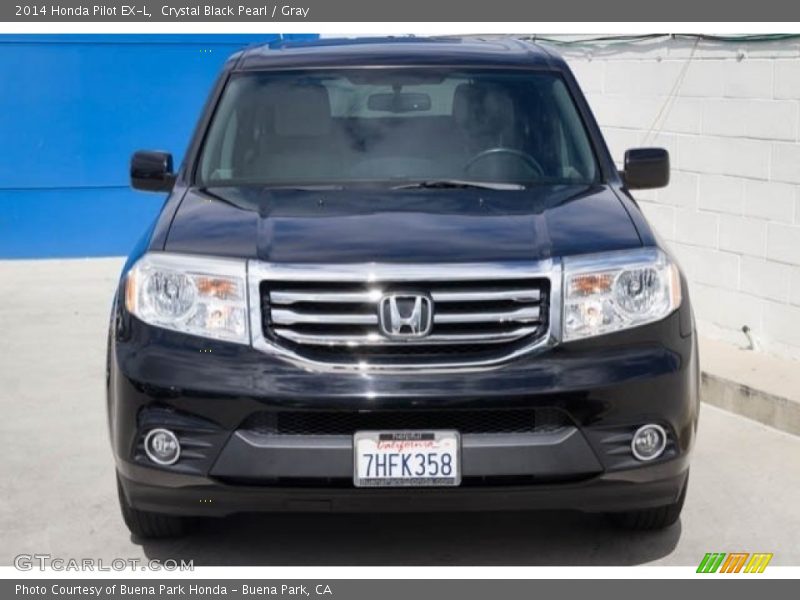 Crystal Black Pearl / Gray 2014 Honda Pilot EX-L