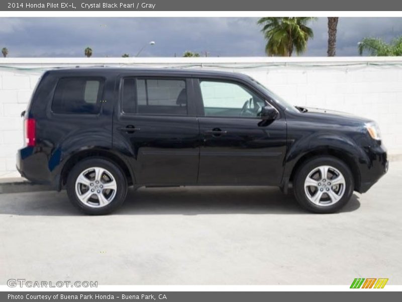 Crystal Black Pearl / Gray 2014 Honda Pilot EX-L