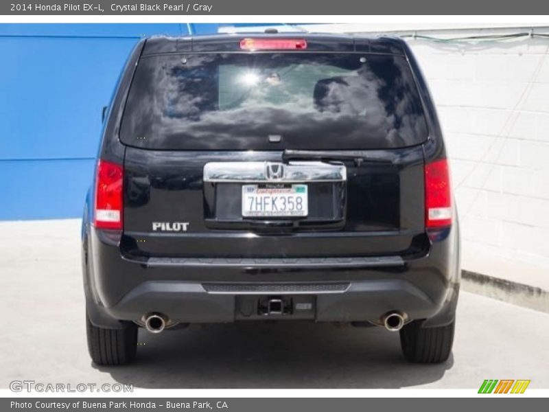Crystal Black Pearl / Gray 2014 Honda Pilot EX-L