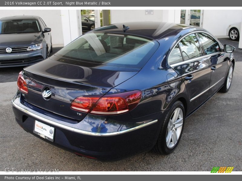 Night Blue Metallic / Black 2016 Volkswagen CC 2.0T Sport