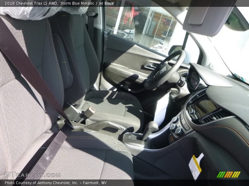 Storm Blue Metallic / Jet Black 2018 Chevrolet Trax LS AWD