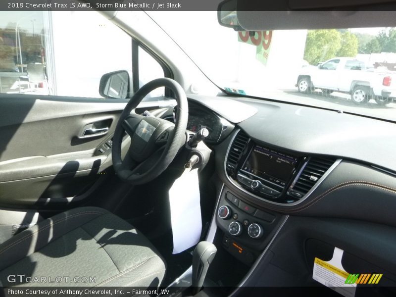 Storm Blue Metallic / Jet Black 2018 Chevrolet Trax LS AWD