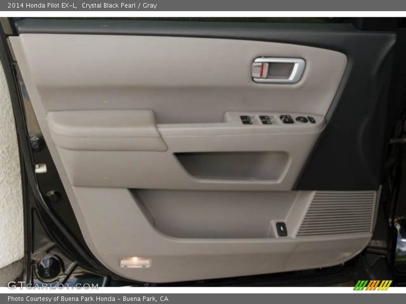 Crystal Black Pearl / Gray 2014 Honda Pilot EX-L