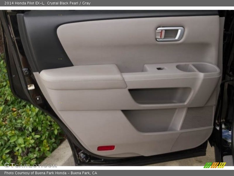 Crystal Black Pearl / Gray 2014 Honda Pilot EX-L