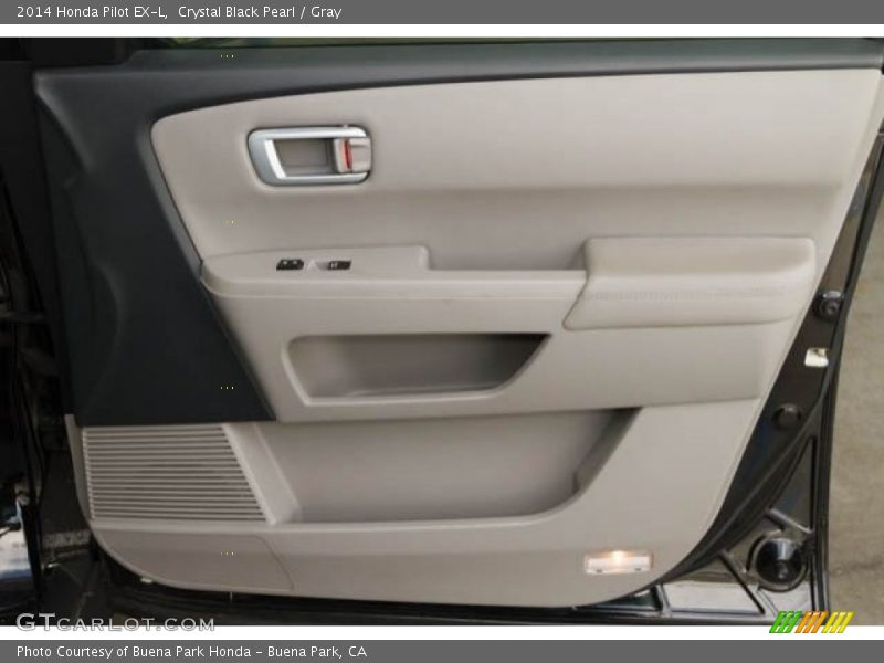 Crystal Black Pearl / Gray 2014 Honda Pilot EX-L