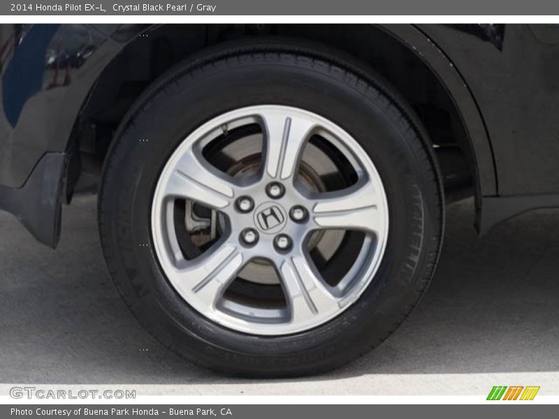 Crystal Black Pearl / Gray 2014 Honda Pilot EX-L