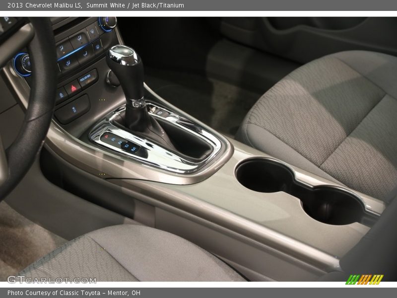Summit White / Jet Black/Titanium 2013 Chevrolet Malibu LS