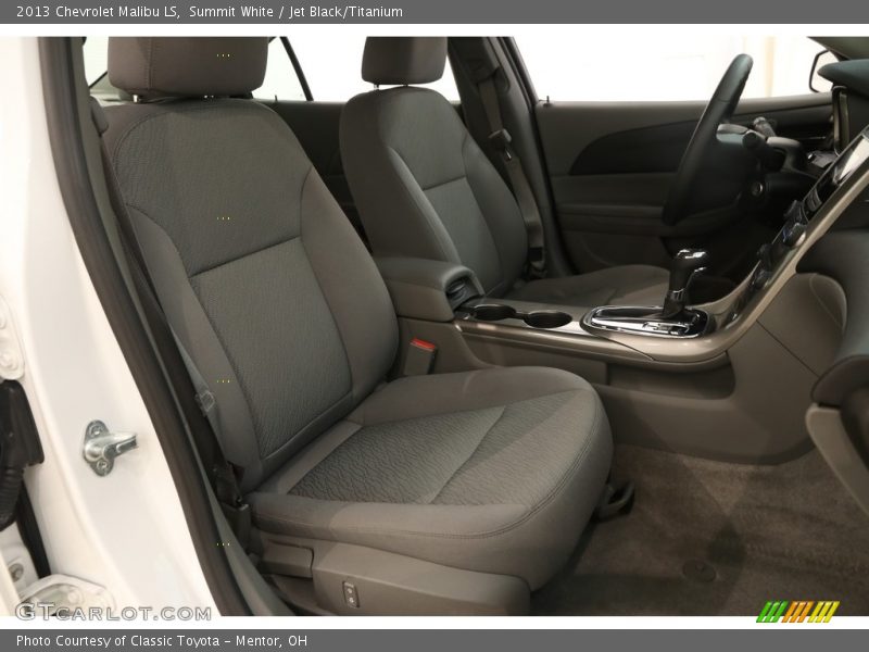 Summit White / Jet Black/Titanium 2013 Chevrolet Malibu LS