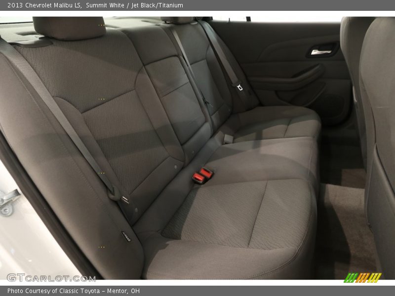 Summit White / Jet Black/Titanium 2013 Chevrolet Malibu LS
