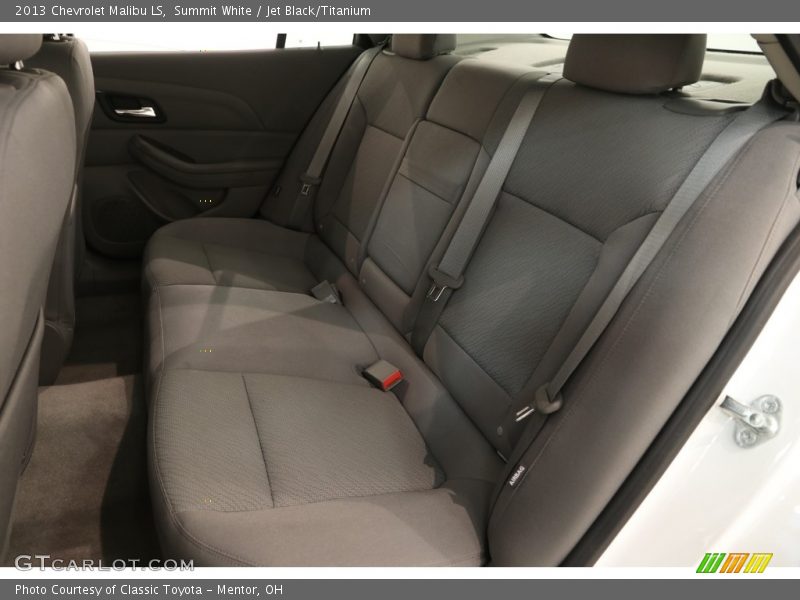 Summit White / Jet Black/Titanium 2013 Chevrolet Malibu LS