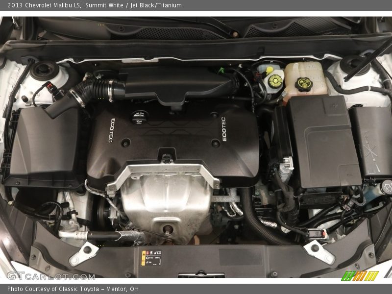 Summit White / Jet Black/Titanium 2013 Chevrolet Malibu LS