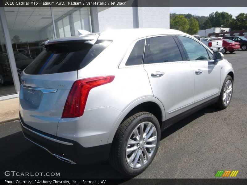 Radiant Silver Metallic / Jet Black 2018 Cadillac XT5 Platinum AWD