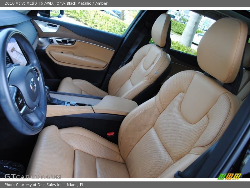 Front Seat of 2016 XC90 T6 AWD