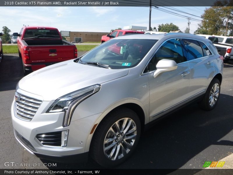 Radiant Silver Metallic / Jet Black 2018 Cadillac XT5 Platinum AWD