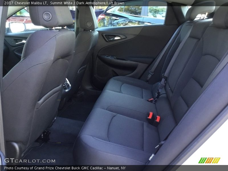 Summit White / Dark Atmosphere/Loft Brown 2017 Chevrolet Malibu LT
