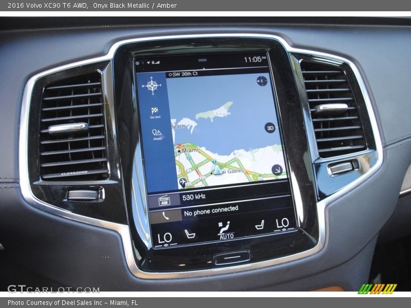 Navigation of 2016 XC90 T6 AWD