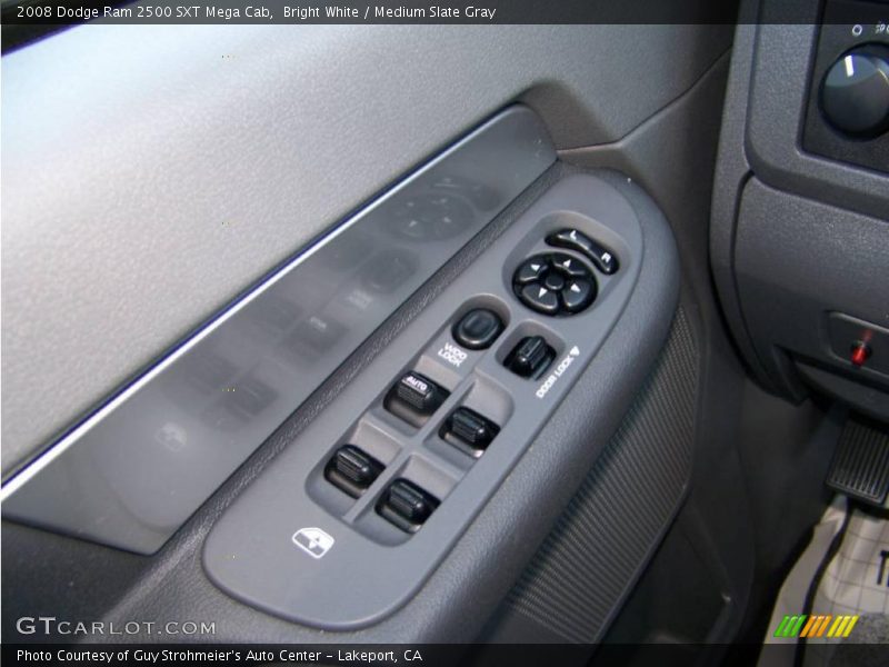 Bright White / Medium Slate Gray 2008 Dodge Ram 2500 SXT Mega Cab