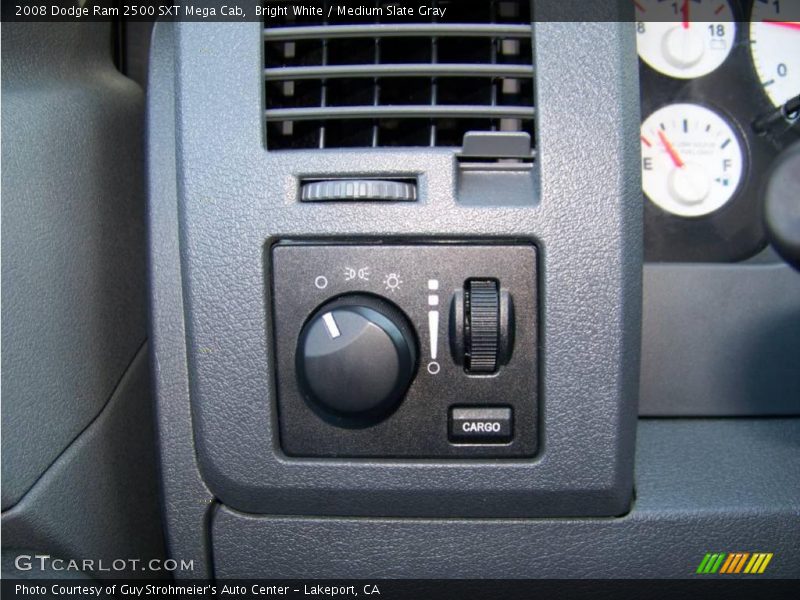 Bright White / Medium Slate Gray 2008 Dodge Ram 2500 SXT Mega Cab
