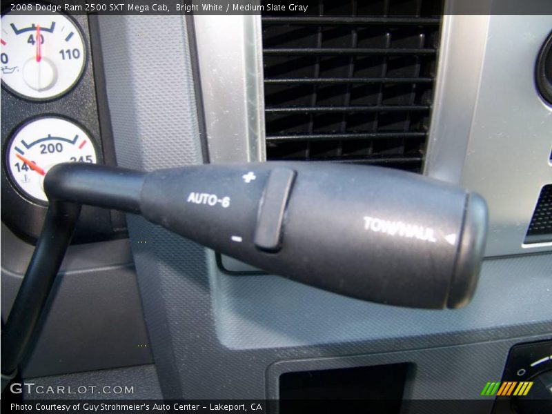 Bright White / Medium Slate Gray 2008 Dodge Ram 2500 SXT Mega Cab