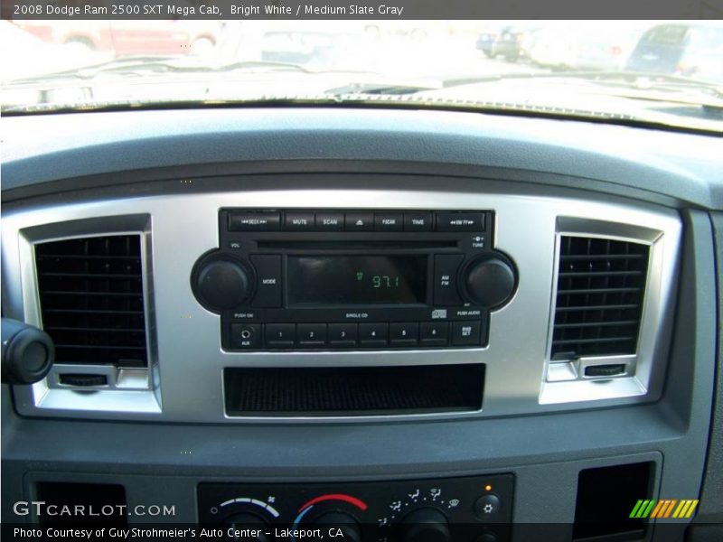 Bright White / Medium Slate Gray 2008 Dodge Ram 2500 SXT Mega Cab