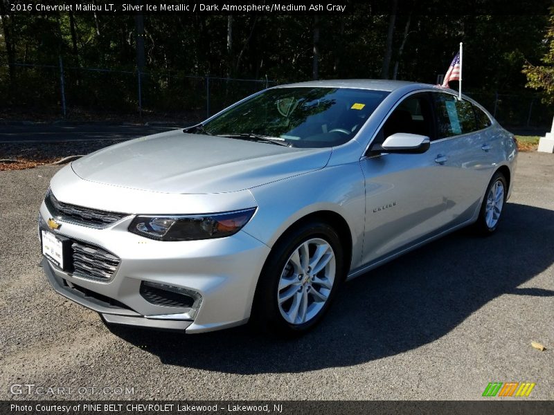 Silver Ice Metallic / Dark Atmosphere/Medium Ash Gray 2016 Chevrolet Malibu LT