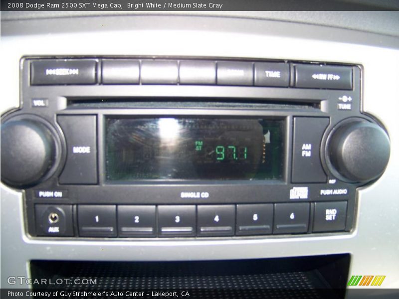 Bright White / Medium Slate Gray 2008 Dodge Ram 2500 SXT Mega Cab