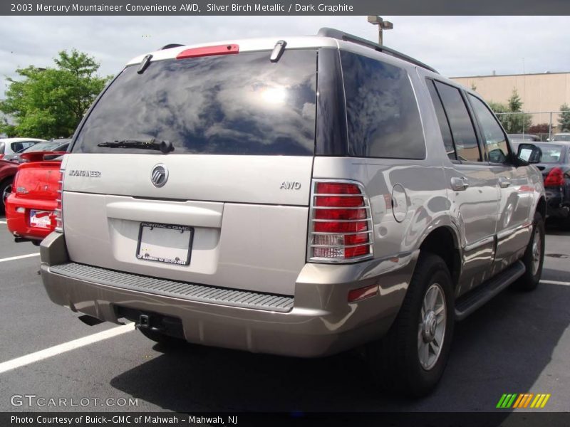 Silver Birch Metallic / Dark Graphite 2003 Mercury Mountaineer Convenience AWD