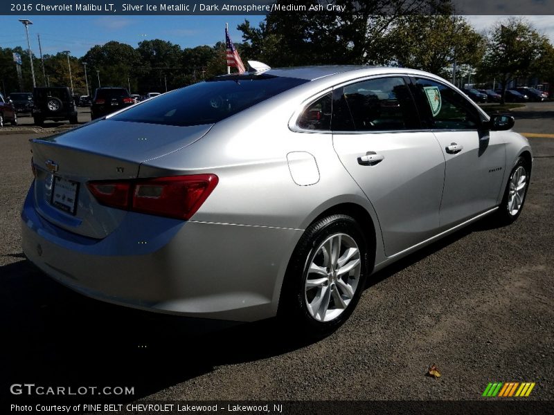 Silver Ice Metallic / Dark Atmosphere/Medium Ash Gray 2016 Chevrolet Malibu LT