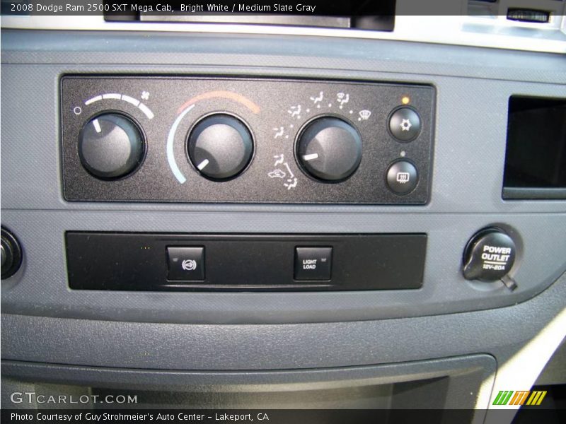 Bright White / Medium Slate Gray 2008 Dodge Ram 2500 SXT Mega Cab