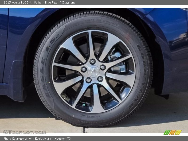 Fathom Blue Pearl / Graystone 2015 Acura TLX 2.4
