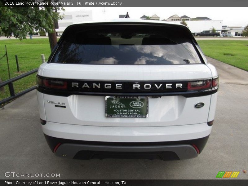Fuji White / Acorn/Ebony 2018 Land Rover Range Rover Velar S