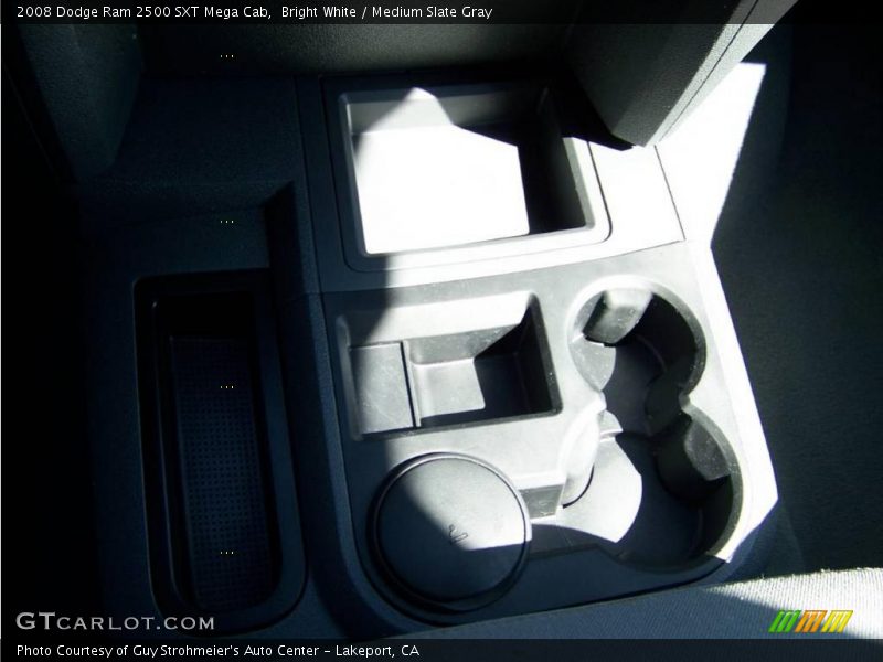 Bright White / Medium Slate Gray 2008 Dodge Ram 2500 SXT Mega Cab