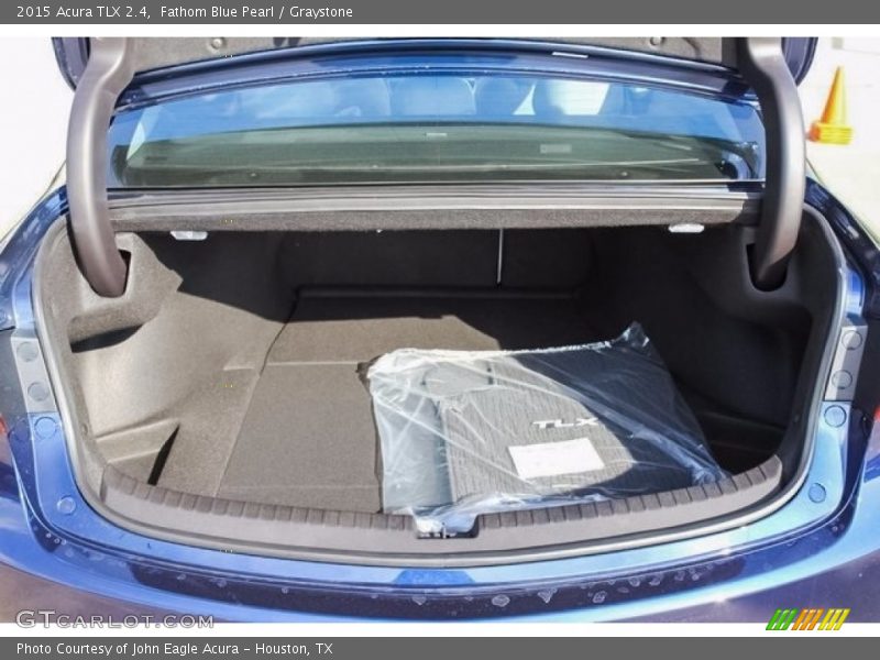Fathom Blue Pearl / Graystone 2015 Acura TLX 2.4