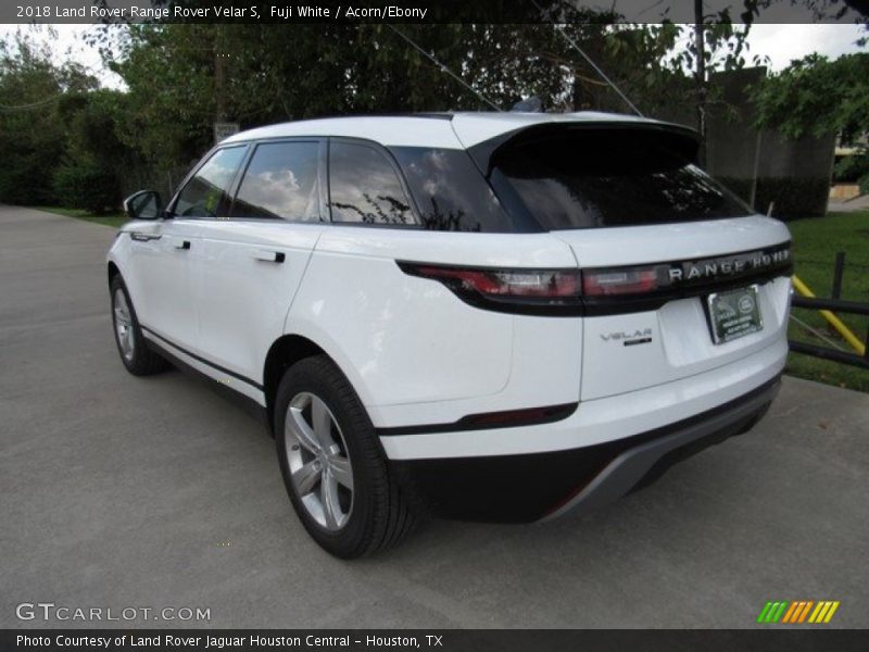 Fuji White / Acorn/Ebony 2018 Land Rover Range Rover Velar S