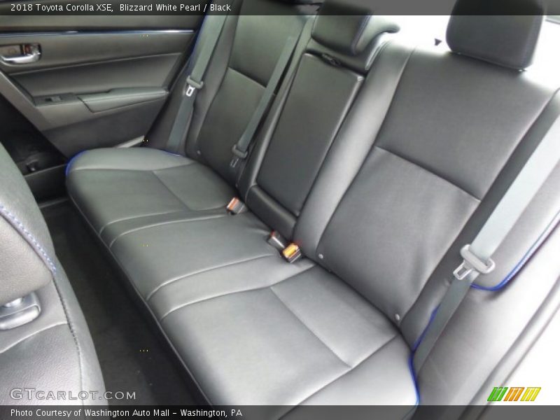 Rear Seat of 2018 Corolla XSE