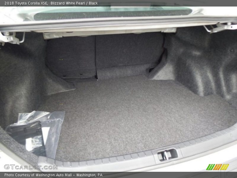  2018 Corolla XSE Trunk