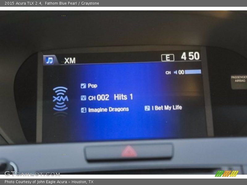 Fathom Blue Pearl / Graystone 2015 Acura TLX 2.4