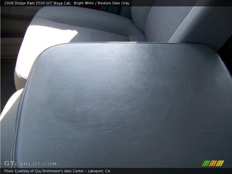 Bright White / Medium Slate Gray 2008 Dodge Ram 2500 SXT Mega Cab