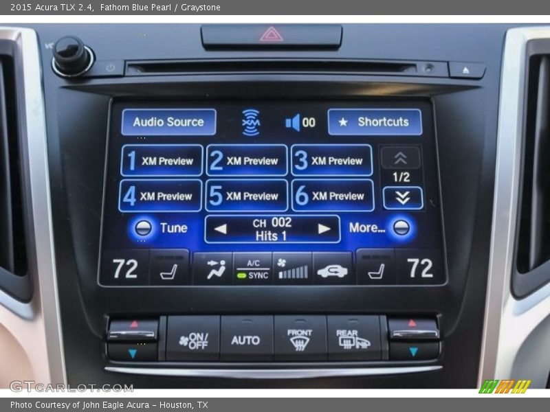 Fathom Blue Pearl / Graystone 2015 Acura TLX 2.4