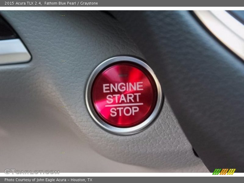Fathom Blue Pearl / Graystone 2015 Acura TLX 2.4