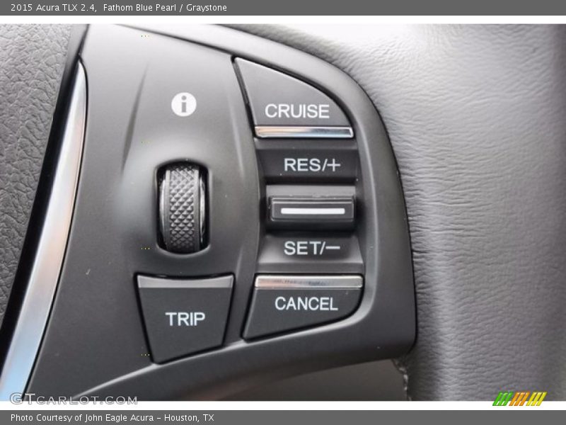 Fathom Blue Pearl / Graystone 2015 Acura TLX 2.4