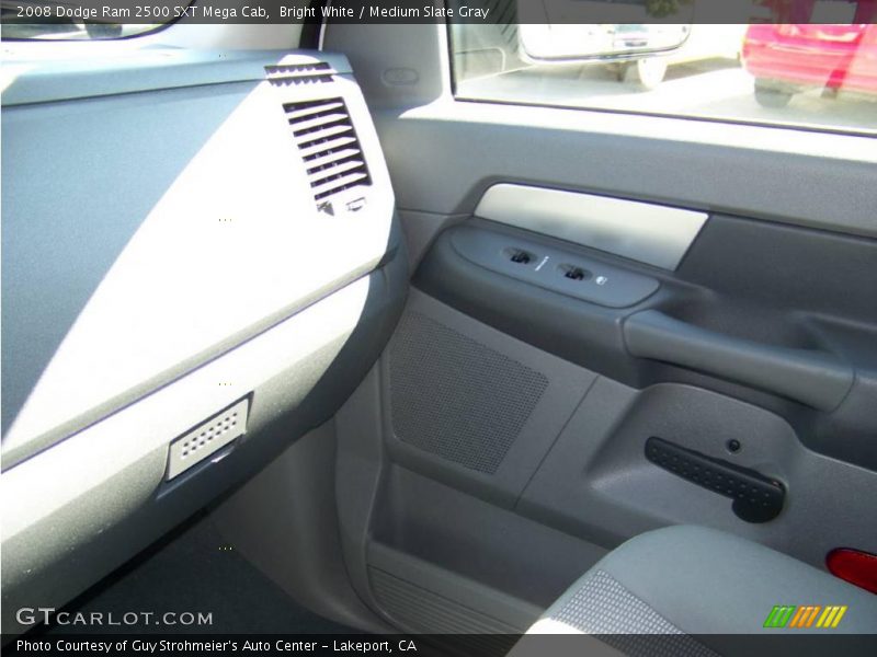 Bright White / Medium Slate Gray 2008 Dodge Ram 2500 SXT Mega Cab
