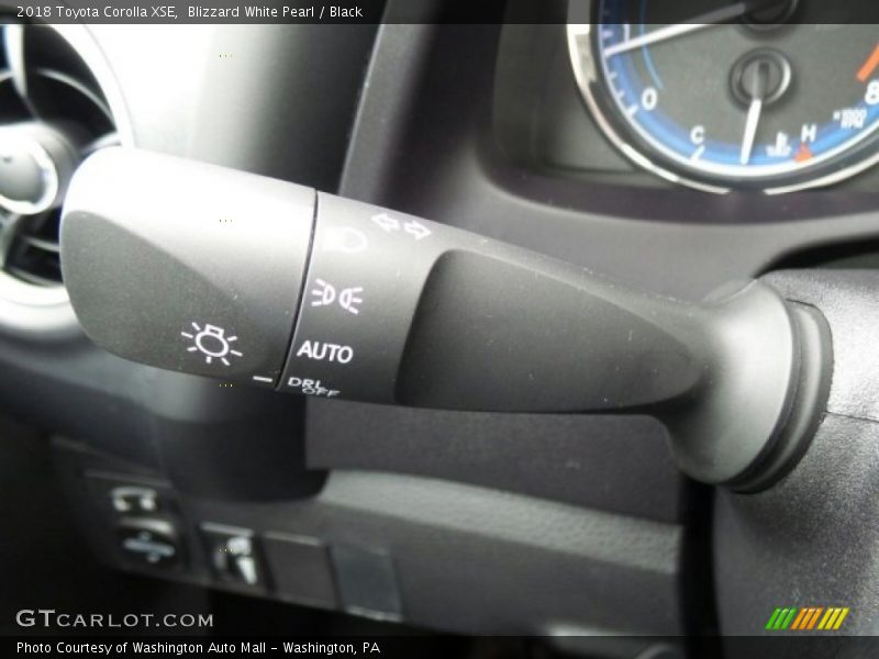 Controls of 2018 Corolla XSE