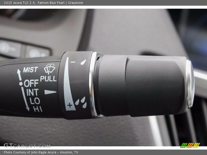 Fathom Blue Pearl / Graystone 2015 Acura TLX 2.4