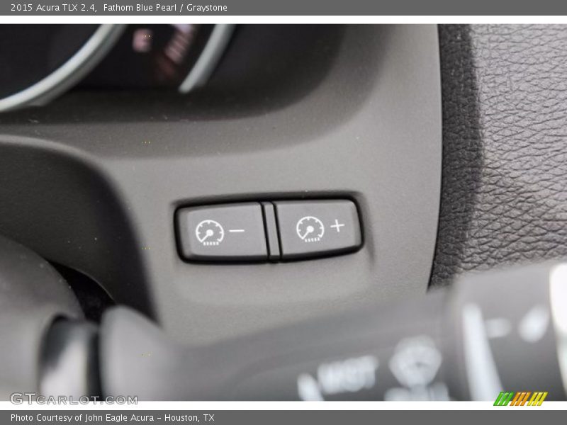 Fathom Blue Pearl / Graystone 2015 Acura TLX 2.4