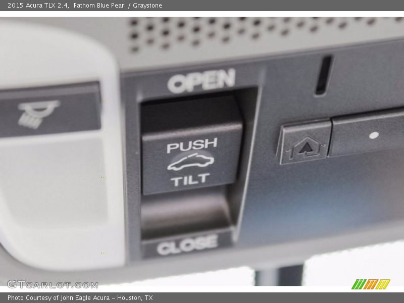 Fathom Blue Pearl / Graystone 2015 Acura TLX 2.4