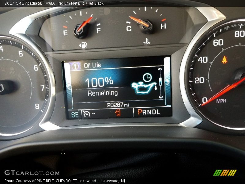 Iridium Metallic / Jet Black 2017 GMC Acadia SLT AWD